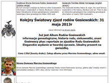 Tablet Screenshot of gosiewski.pl